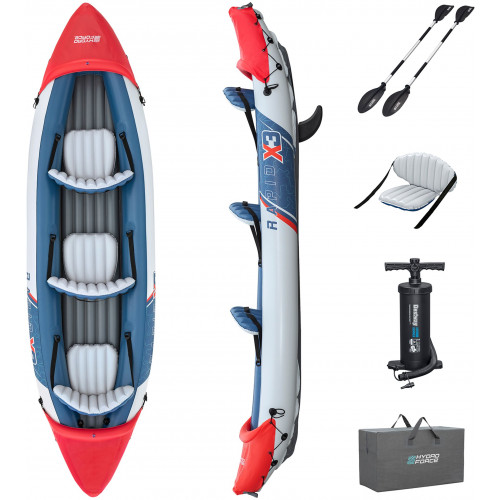 BESTWAY Hydro-Force Rapid X3 felfújható kajak, 381 x 100 x 44 cm 65132