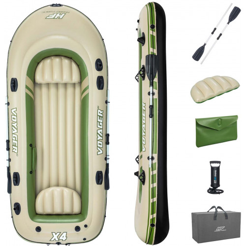 BESTWAY Hydro-Force Voyager X4 Felfújható csónak, 350 x 145 x 49 cm 65156