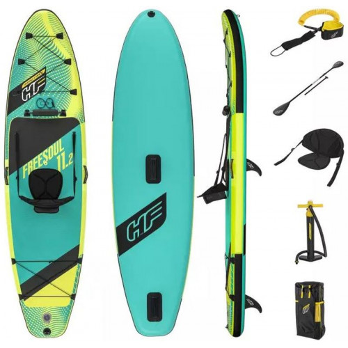 BESTWAY Hydro-Force Freesoul Tech Convertible Felfújható SUP szett, 340 x 89 x 15 cm 65310