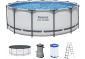 BESTWAY Steel Pro Max Fémvázas medence szett, 396 x 122 cm 5618W