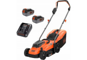 Black & Decker BCMW3318L2-QW Akkus fűnyíró (2x18V/2x2,5Ah)