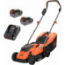 Black & Decker BCMW3318L2-QW Akkus fűnyíró (2x18V/2x2,5Ah)