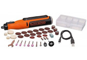 Black & Decker BCRT8I-XJ Akkus multifunkciós csiszoló 36 db tartozékkal (7.2V/1,5Ah)