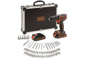 Black & Decker BDCDC18BAFC-QW Akkus fúrócsavarozó (30Nm/18V/2x1,5Ah)