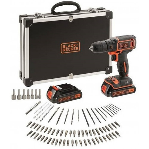 Black & Decker BDCDC18BAFC-QW Akkus fúrócsavarozó 18 V 2x1,5Ah