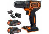 Black & Decker BDCDC18B-QW Akkus fúró/csavarozó (30Nm/18V/2x1,5Ah)