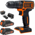 Black & Decker BDCDC18B-QW Akkus fúró/csavarozó (30Nm/18V/2x1,5Ah)