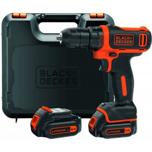 Black & Decker BDCDD12KB-QW Akkus fúró-csavarozó 26Nm (10,8V/2x1,5Ah)