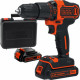 Black & Decker BDCHD18K1B2-QW Akkus ütvefúró-csavarozó (40Nm/18V/2x2,0Ah) koffer