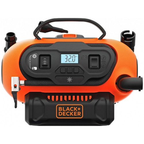 Black & Decker BDCINF18N légpumpa 11 bar, 230V/12V/18V és csatlakozással vagy akkuval