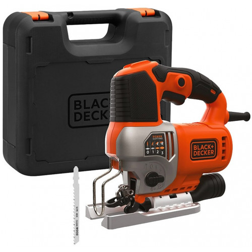 Black & Decker BES610K-QS Szúrófűrész 650W tároló dobozban