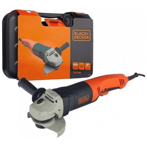 Black & Decker KG1202K Sarokcsiszoló (1200W/125mm) koffer