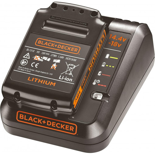 Black & Decker BDC1A15-QW Akkmulátor és töltő szett (14,4V/18V/1x1,5Ah)