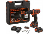 Black & Decker BDCDD12KB-QW Akkus fúró-csavarozó (26Nm/10,8V/2x1,5Ah) koffer