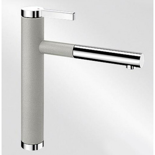 BLANCO Linee-S mosogató csaptelep , gyöngyszürke / króm 520745