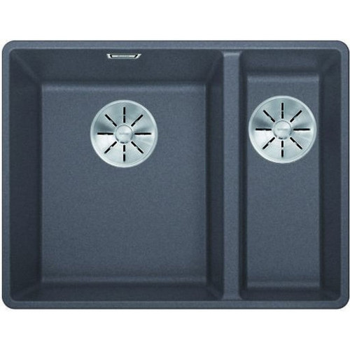 BLANCO SUBLINE 340/160-F InFino szilgránit mosogató, balos főmedence, palaszürke 523569