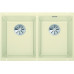 BLANCO Subline 350/350 U InFino szilgránit mosogató, jázmin 523579