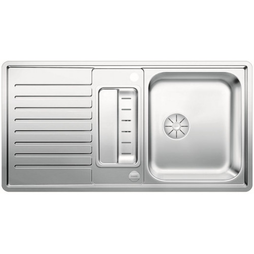 BLANCO CLASSIC Pro 5 S-IF InFino rozsdamentes mosogató dugókiemelővel, selyemfényű 523663 BLANCO CLASSIC Pro 5 S-IF InFino rozsdamentes mosogató dugókiemelővel, selyemfényű 523663