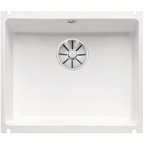 BLANCO SUBLINE 500-U InFino kerámia mosogató, fényes fehér 523733
