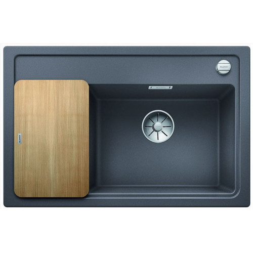 BLANCO ZENAR XL 6S Compact szilgránit mosogató dugókiemelővel,vágódeszka,palaszürke 523765