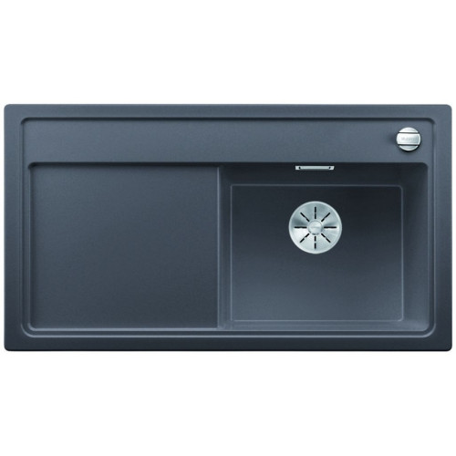 BLANCO ZENAR 5 S-F szilgránit mosogató dugókiemelővel, jobbos, palaszürke 523874