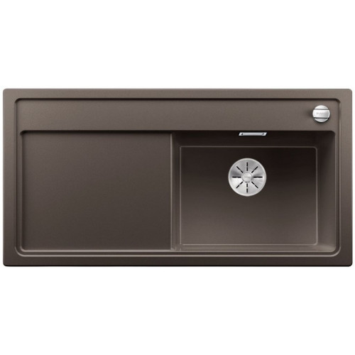 BLANCO ZENAR XL 6 S InFino szilgránit mosogató dugókiemelővel, jobbos, kávé 523973