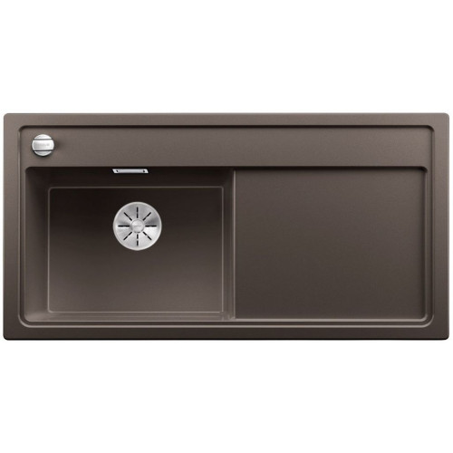 BLANCO ZENAR XL 6 S-F InFino szilgránit mosogató dugókiemelővel, balos, kávé 523933