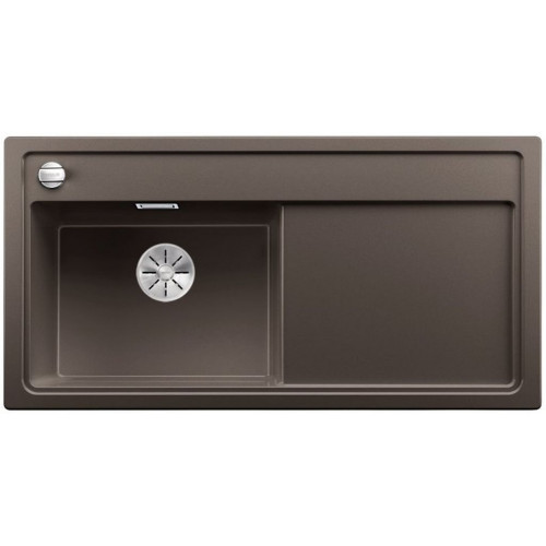 BLANCO ZENAR XL 6 S szilgránit mosogató dugókiemelővel, balos, vágódeszkával, kávé 523993