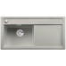 BLANCO ZENAR XL 6 S InFino szilgránit mosogató dugókiemelővel, balos, gyöngyszürke 523999