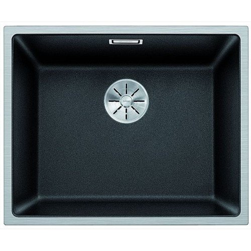 BLANCO SUBLINE 500-IF SteelFrame InFino szilgránit mosogató dugókiemelővel,antracit 524108