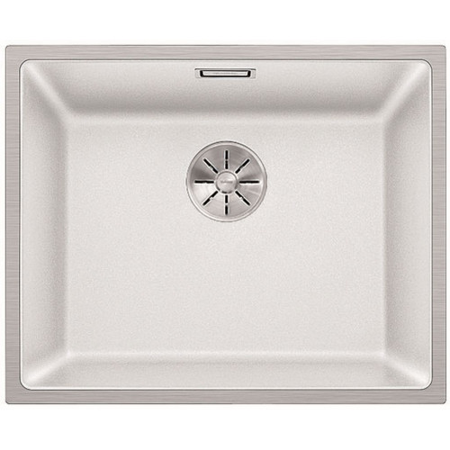 BLANCO SUBLINE 500-IF SteelFrame InFino szilgránit mosogató, fehér 524111