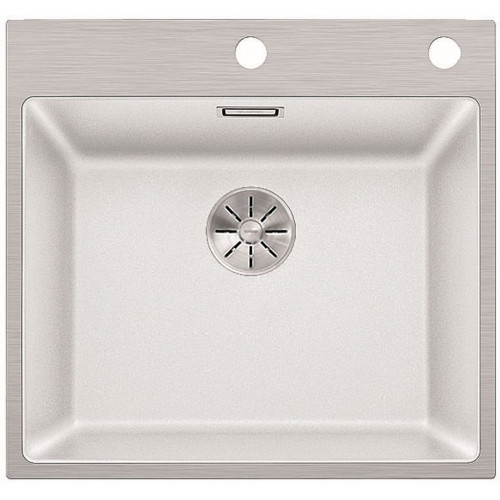 BLANCO SUBLINE 500-IF/A SteelFrame InFino szilgránit mosogató, fehér 524114