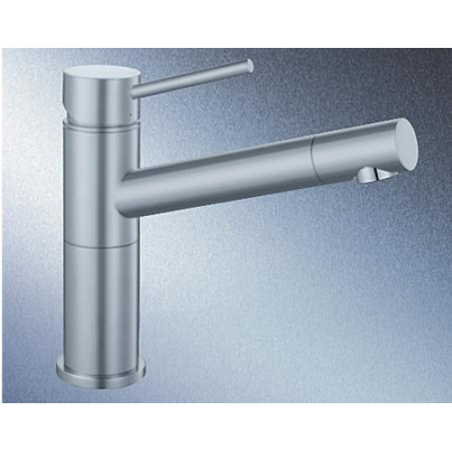 BLANCO ALTA Compact egykaros mosogató csaptelep, rozsdamentes színhatás 515121
