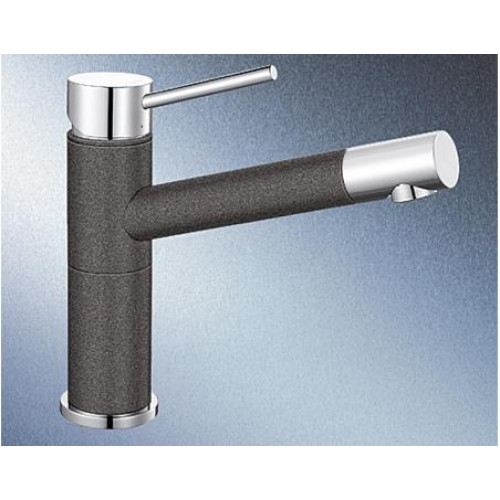 BLANCO ALTA Compact szilgránit mosogató csaptelep, króm/antracit 515323