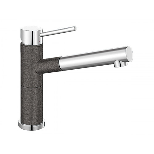 BLANCO ALTA-S Compact szilgránit kihúzhatófejes mosogató csaptelep, króm/antracit 515333