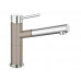 BLANCO ALTA-S Compact szilgránit kihúzhatófejes mosogató csaptelep, króm/tartufo 517634