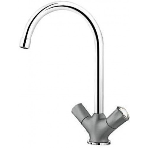 BLANCO Amona két fogantyú csaptelepek magasnyomású SILGRANIT-look, alumínium,króm 520771