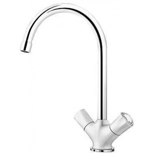 BLANCO Amona mosogató csaptelep , fehér / króm 520772