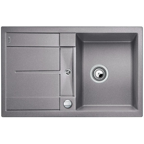 BLANCO METRA 45 S-F szilgránit mosogató dugókiemelővel, alumetál 519082 BLANCO METRA 45 S-F szilgránit mosogató dugókiemelővel, alumetál 519082