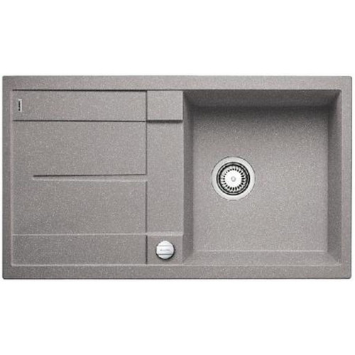 BLANCO METRA 5 S-F szilgránit mosogató dugókiemelővel, alumetál 519098 BLANCO METRA 5 S-F szilgránit mosogató dugókiemelővel, alumetál 519098