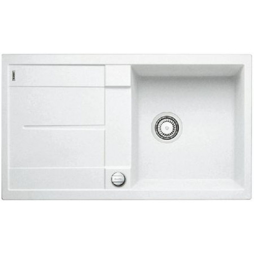 BLANCO METRA 5 S-F szilgránit mosogató dugókiemelővel, fehér 519099 BLANCO METRA 5 S-F szilgránit mosogató dugókiemelővel, fehér 519099