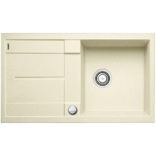 BLANCO Metra 5 S-F szilgránit mosogató dugókiemelővel, jázmin 519100