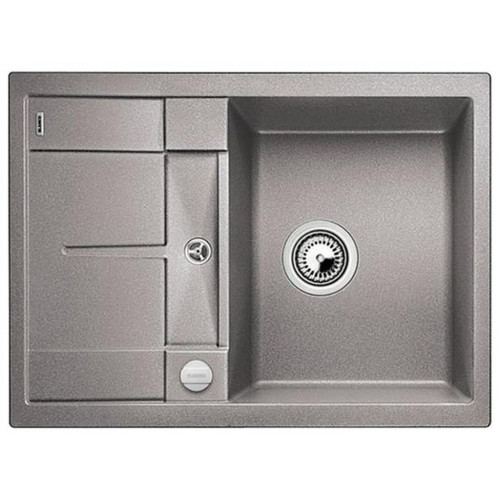BLANCO METRA 45 S Compact szilgránit mosogató dugókiemelővel, alumetál 519574