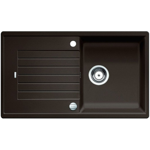 BLANCO ZIA 5 S szilgránit mosogató dugókiemelővel, kávé 520510