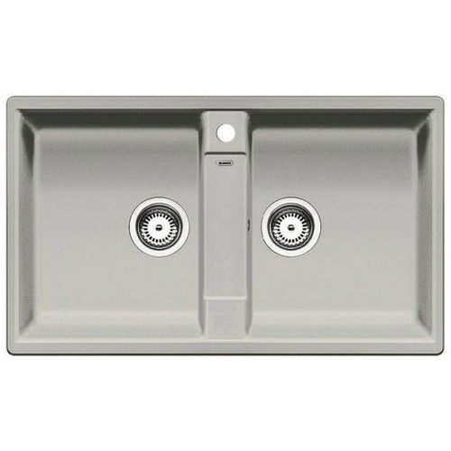 BLANCO Zia 9 Silgranit mosogató szűrőkosárral , gyöngyszürke 520640