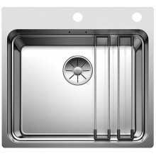BLANCO Etagon 500-IF/A rozsdamentes mosogató dugókiemelővel, selyemfényű 521748
