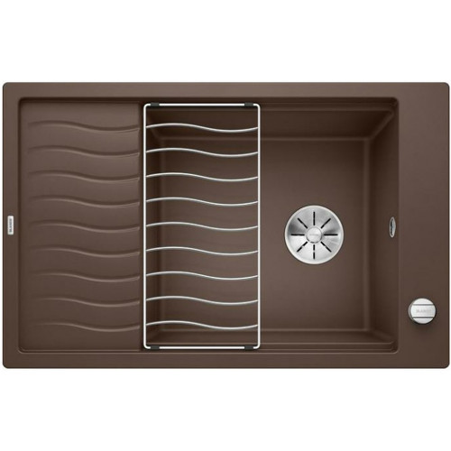 BLANCO ELON XL 6 S InFino szilgránit mosogató dugókiemelővel, kávé 524843