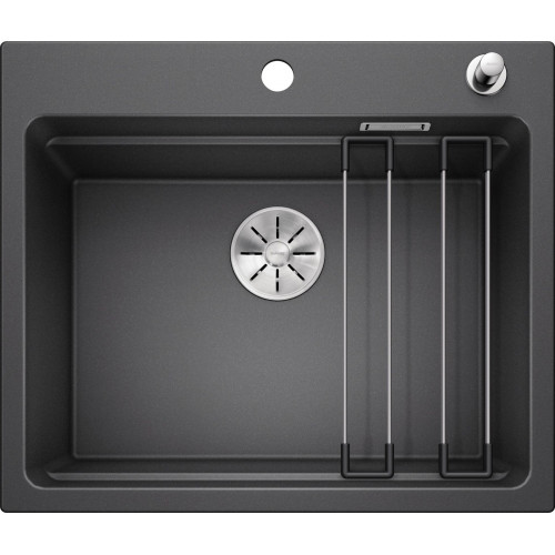 BLANCO ETAGON 6 InFino szilgránit mosogató dugókiemelővel, antracit 524529