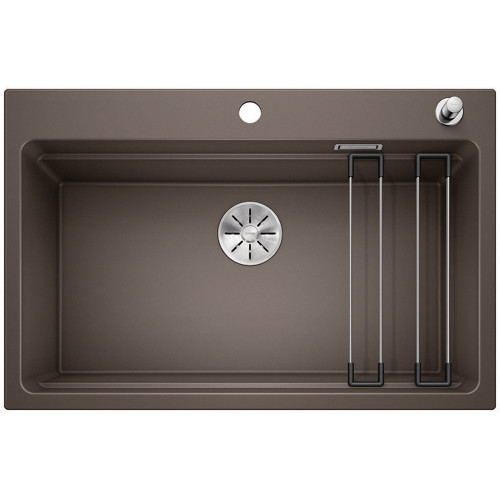 BLANCO ETAGON 8 InFino szilgránit mosogató dugókiemelővel, kávé 525186