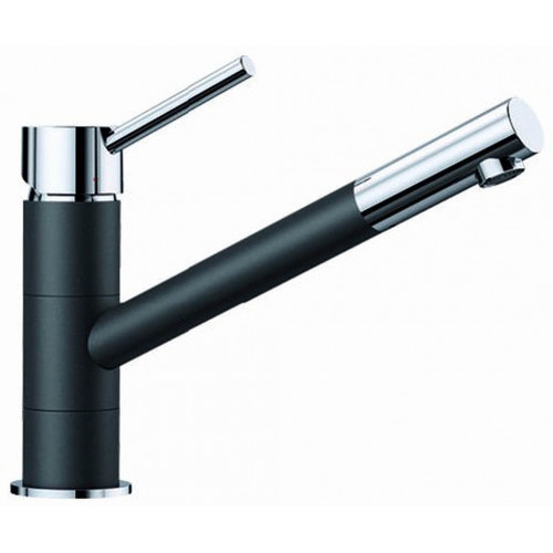 BLANCO KANO Silgranit-Look egykaros mosogató csaptelep, króm/antracit 525028